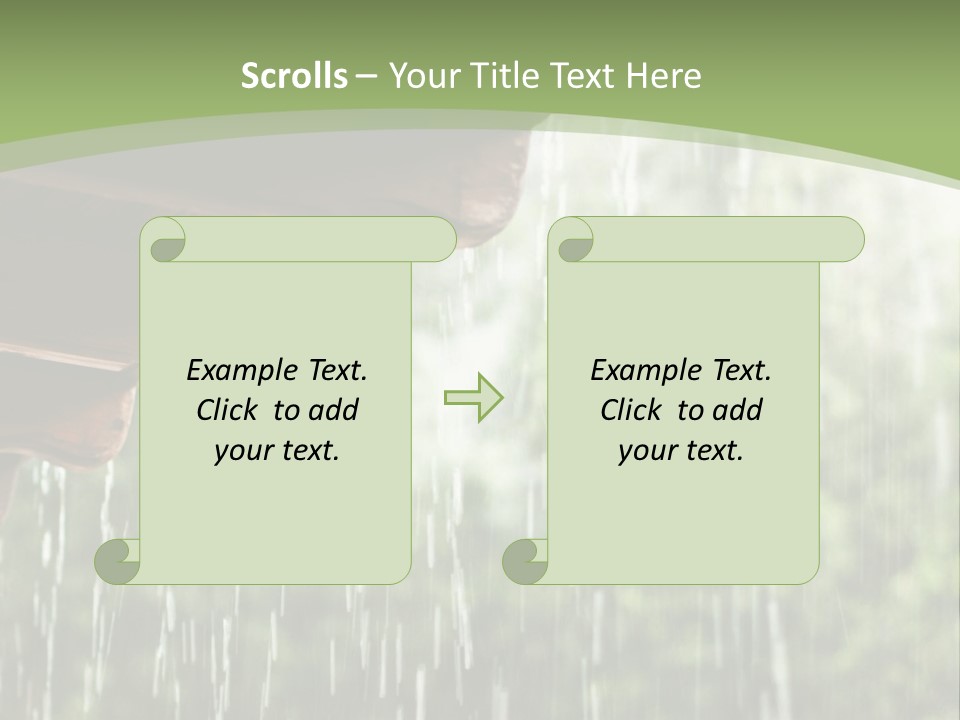 Storm Drop Building PowerPoint Template