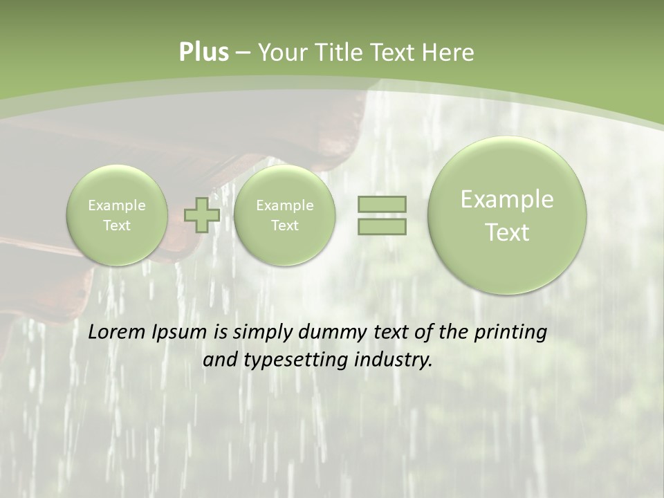 Storm Drop Building PowerPoint Template