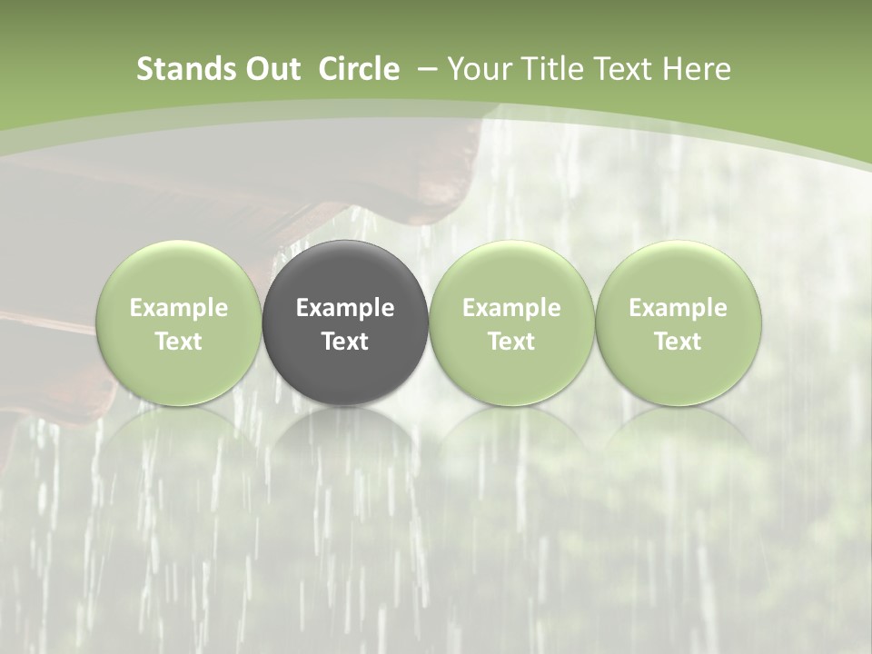 Storm Drop Building PowerPoint Template