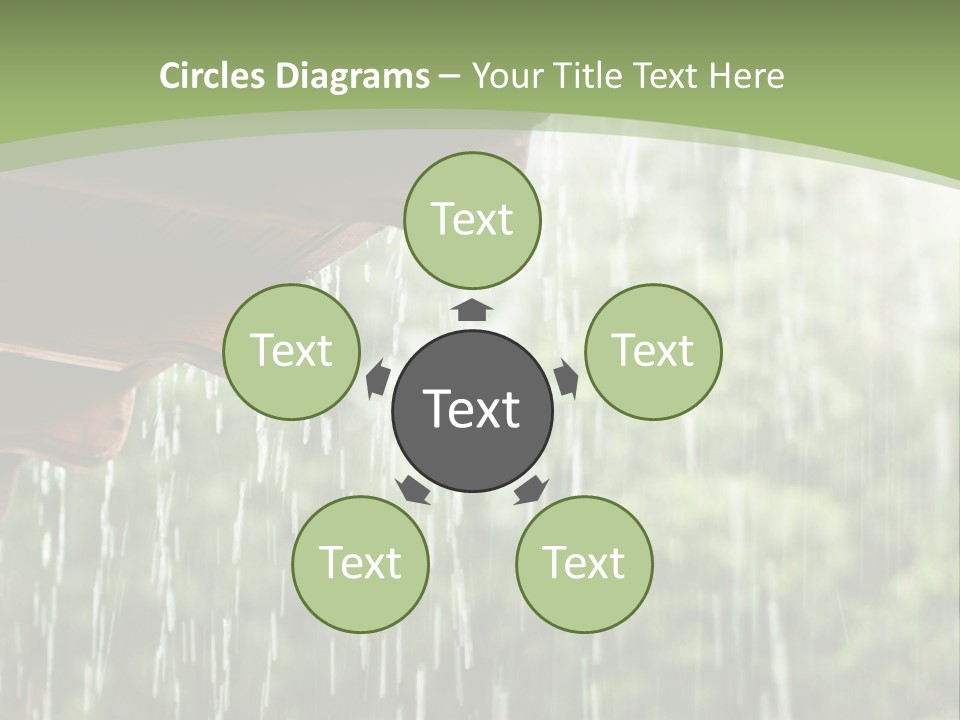 Storm Drop Building PowerPoint Template