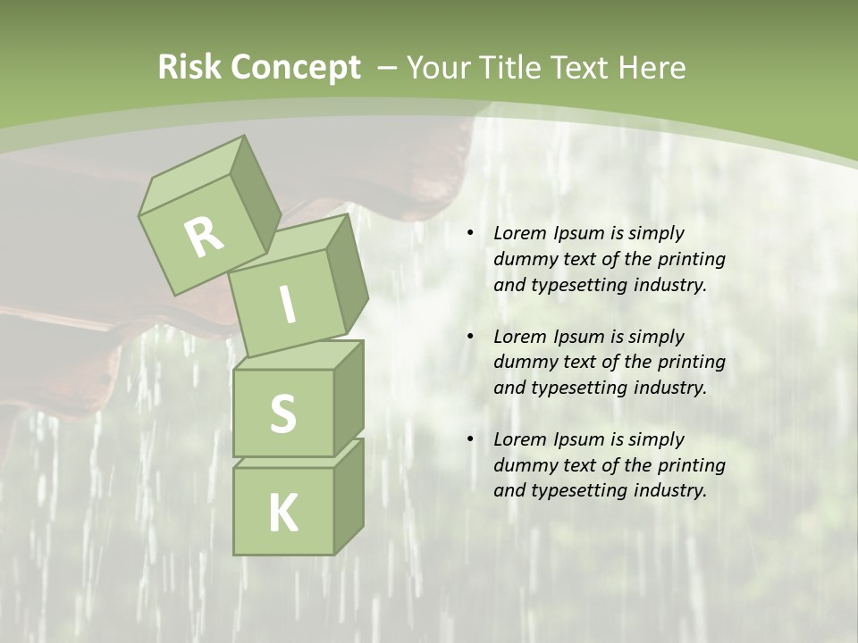 Storm Drop Building PowerPoint Template