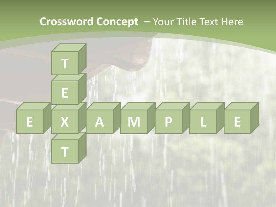 Storm Drop Building PowerPoint Template