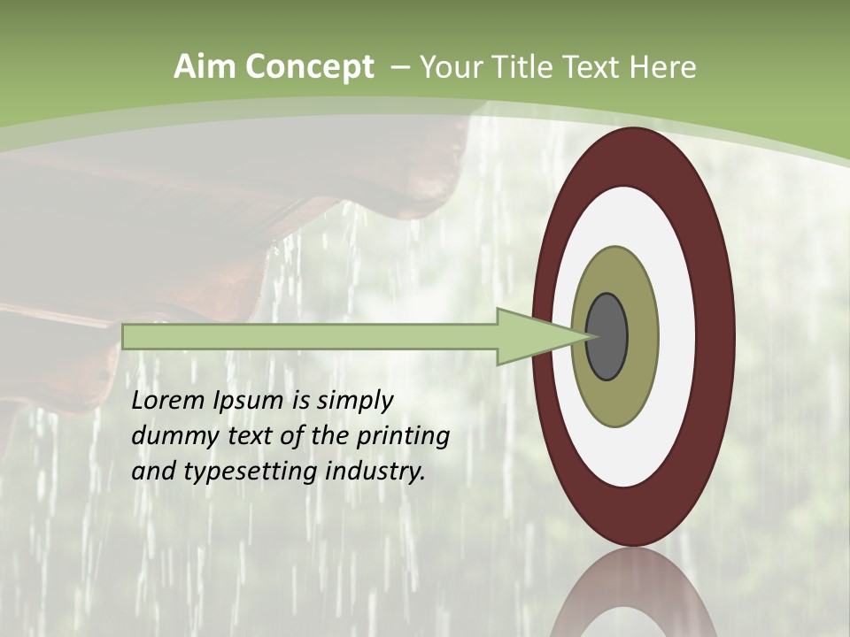 Storm Drop Building PowerPoint Template