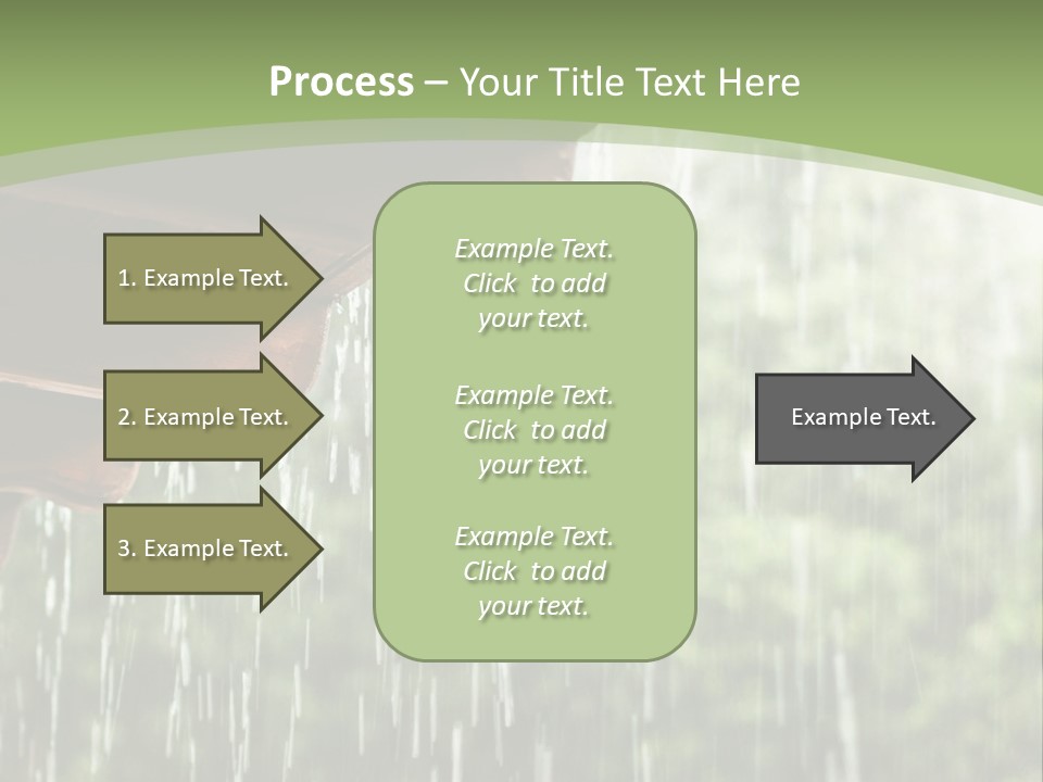 Storm Drop Building PowerPoint Template