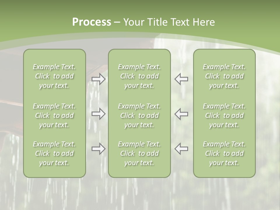 Storm Drop Building PowerPoint Template