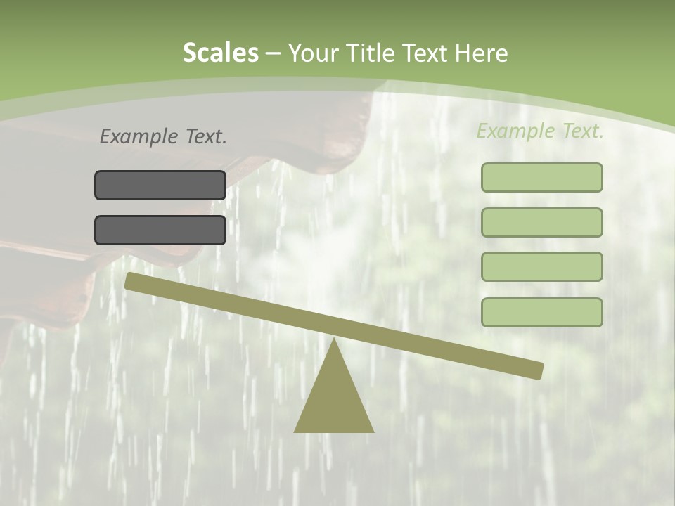 Storm Drop Building PowerPoint Template