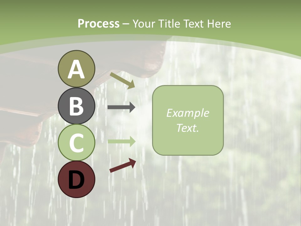 Storm Drop Building PowerPoint Template