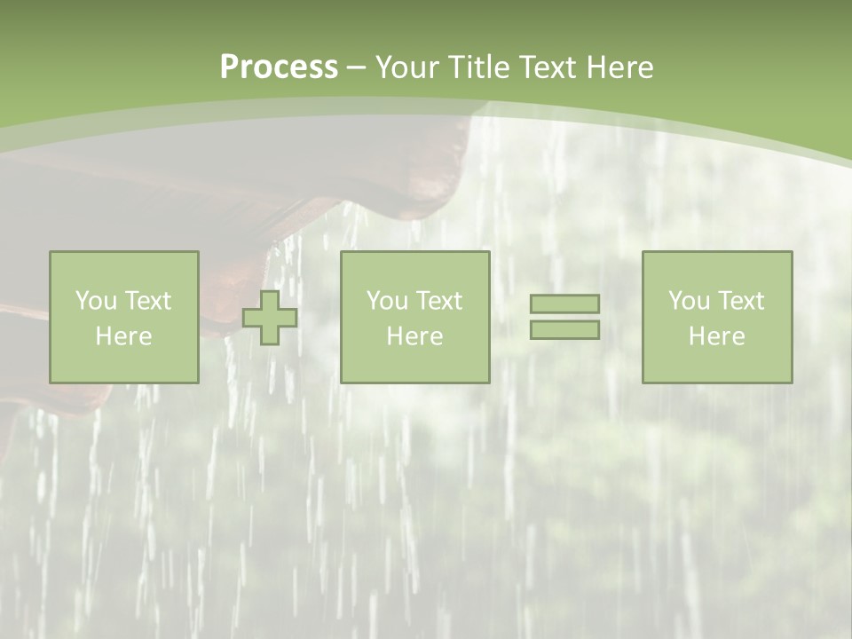 Storm Drop Building PowerPoint Template