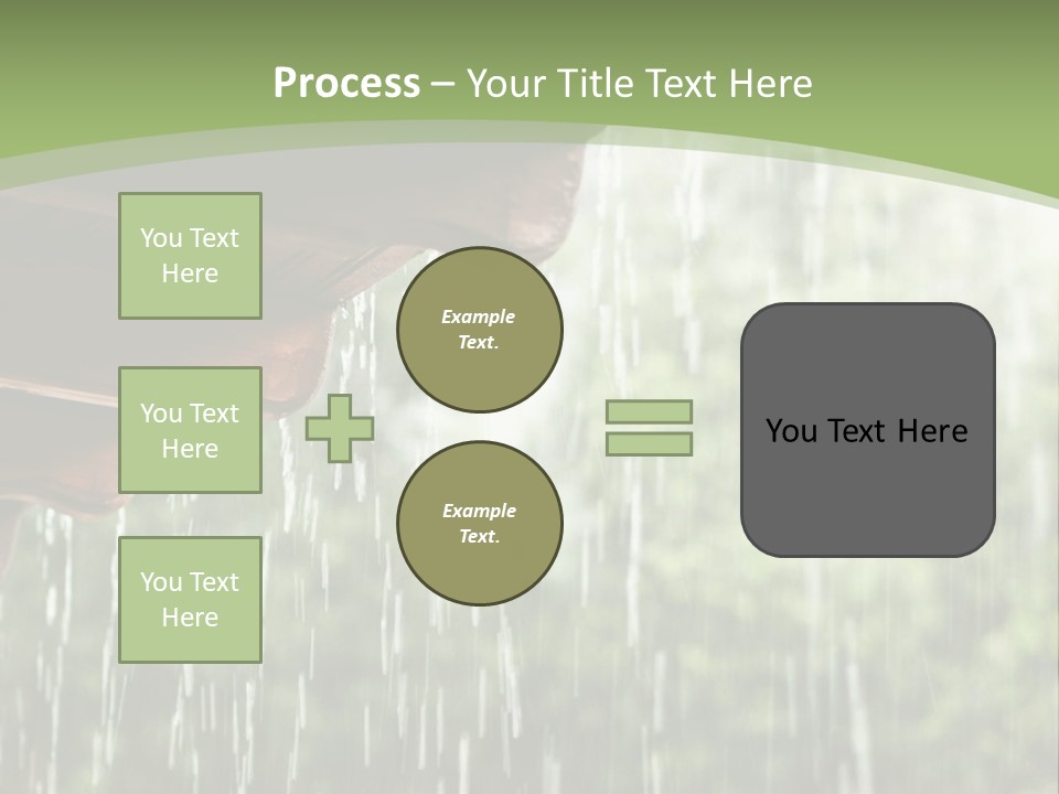 Storm Drop Building PowerPoint Template