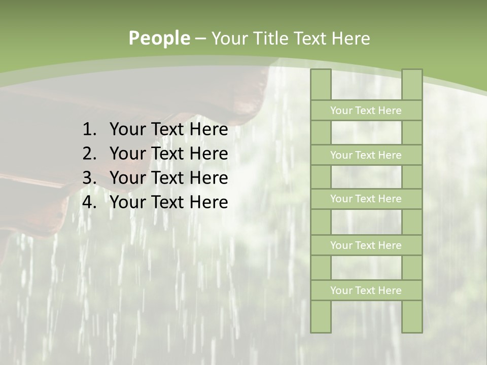 Storm Drop Building PowerPoint Template