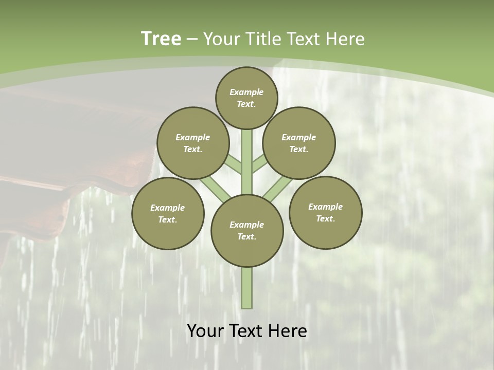 Storm Drop Building PowerPoint Template