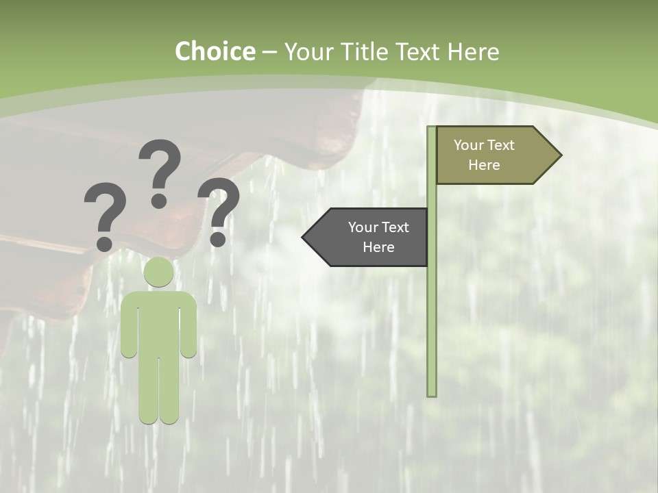 Storm Drop Building PowerPoint Template