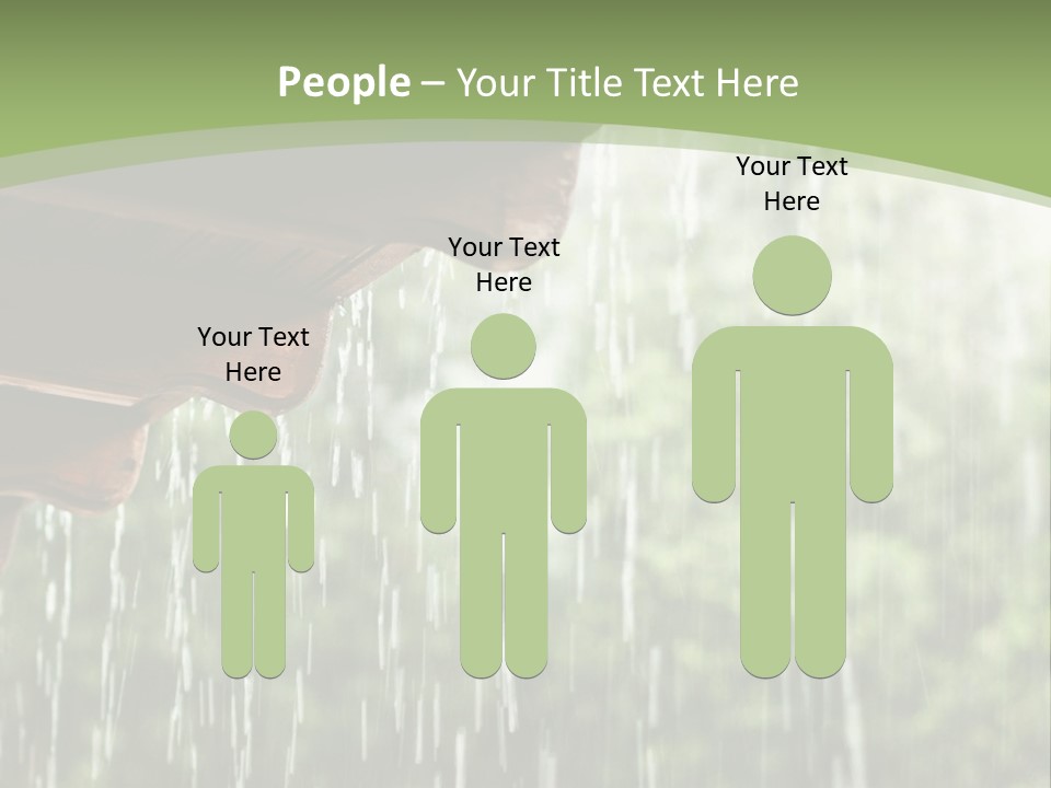 Storm Drop Building PowerPoint Template