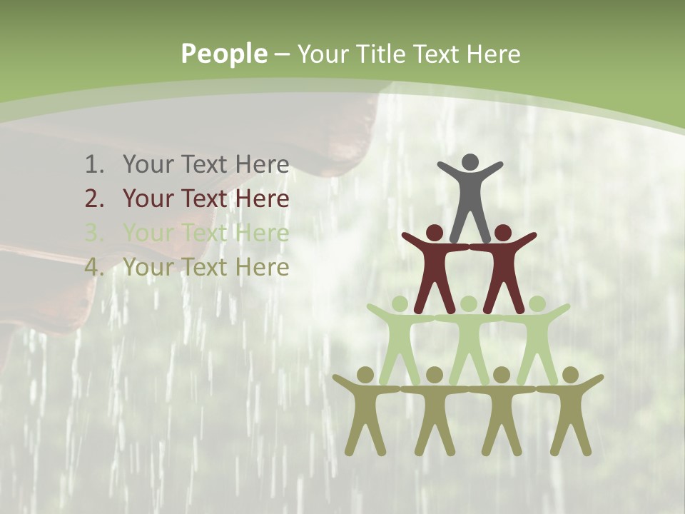 Storm Drop Building PowerPoint Template