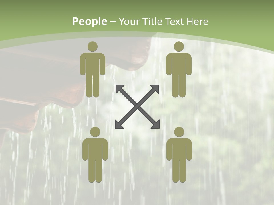 Storm Drop Building PowerPoint Template