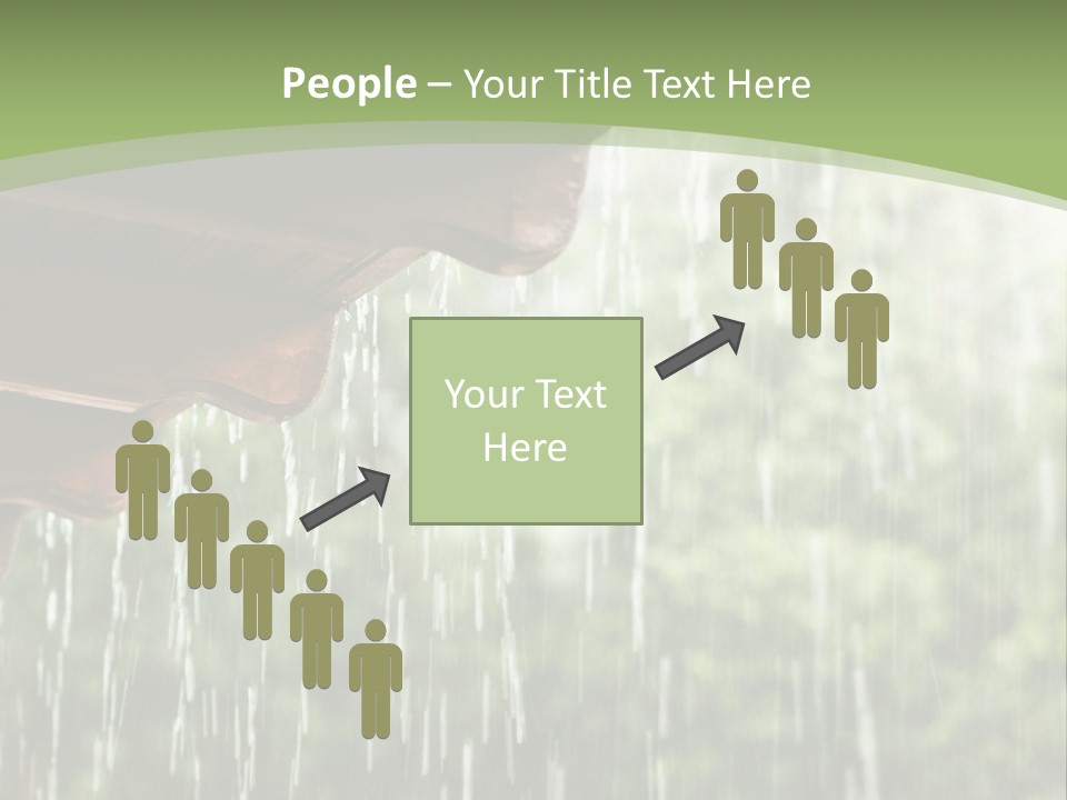 Storm Drop Building PowerPoint Template