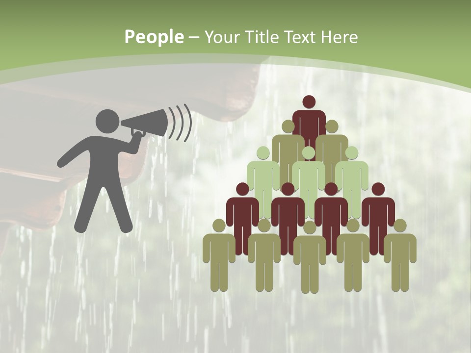 Storm Drop Building PowerPoint Template