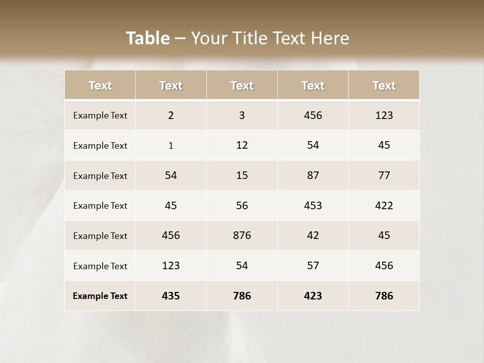 Animal Domestic Thoroughbred PowerPoint Template