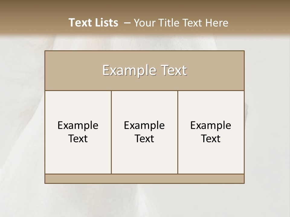 Animal Domestic Thoroughbred PowerPoint Template