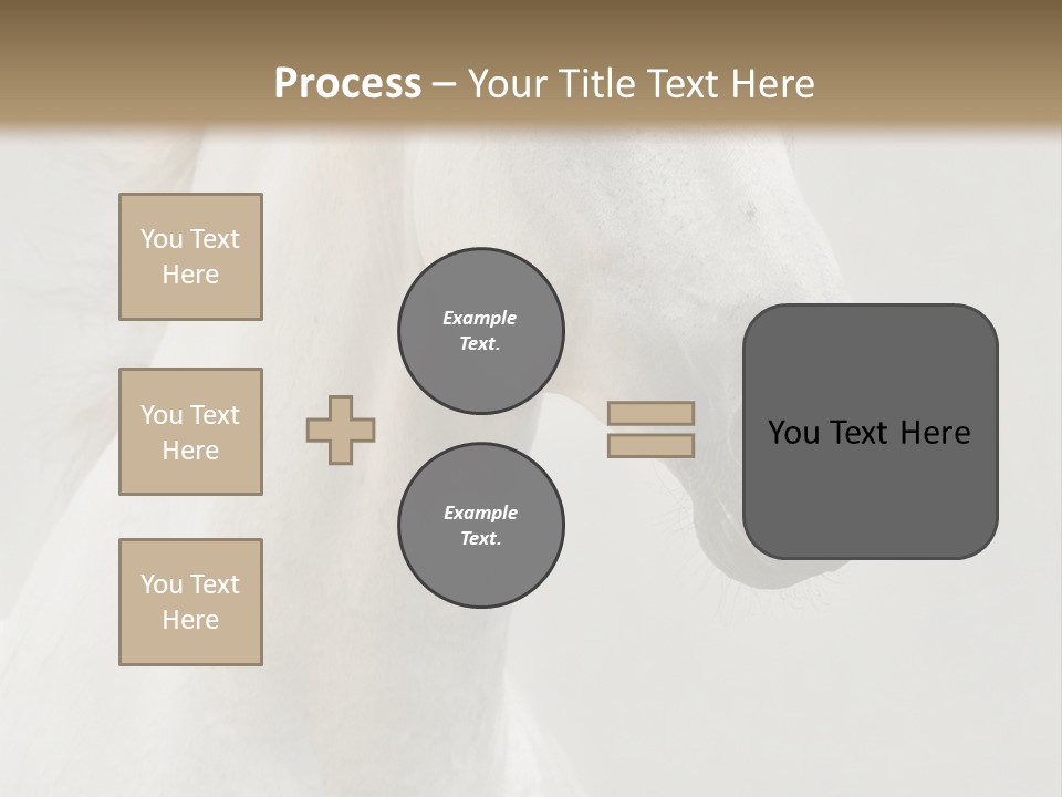 Animal Domestic Thoroughbred PowerPoint Template
