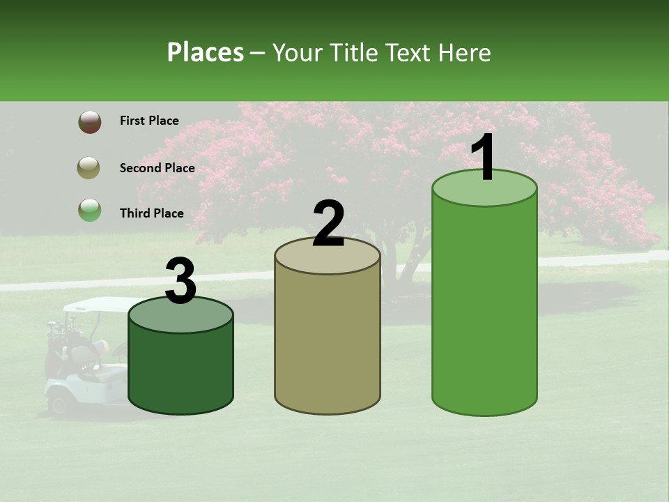 Golf Peace Club PowerPoint Template