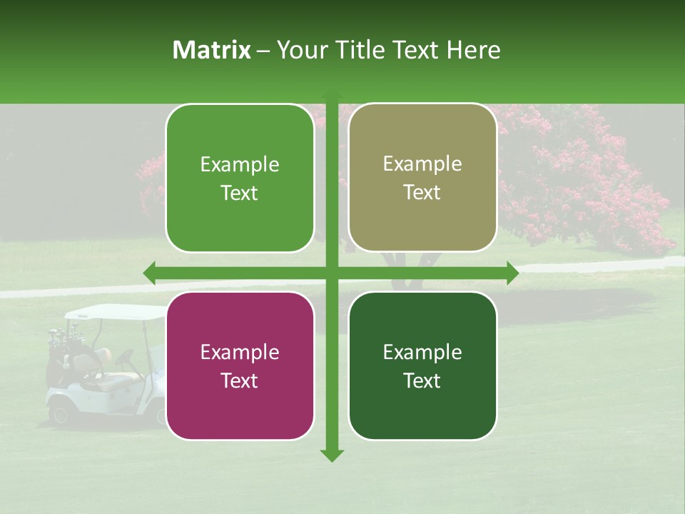 Golf Peace Club PowerPoint Template