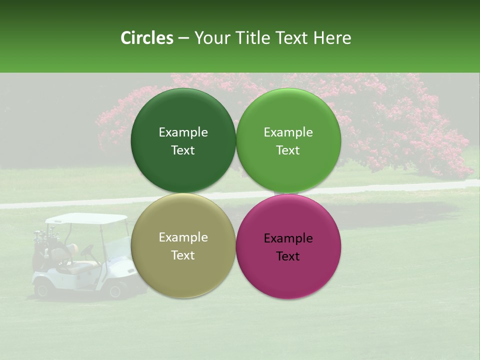 Golf Peace Club PowerPoint Template