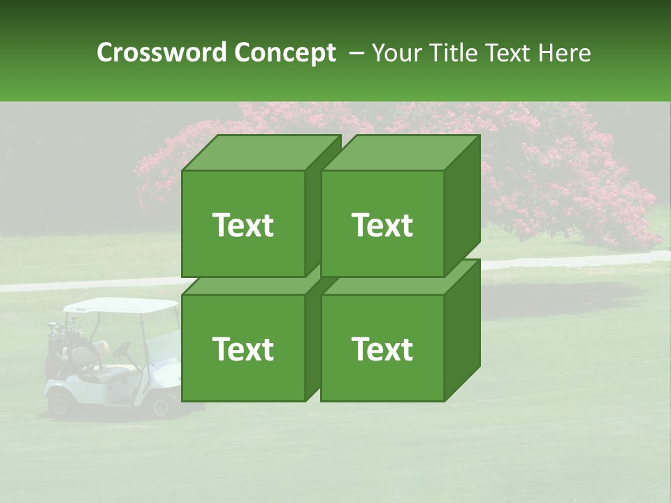 Golf Peace Club PowerPoint Template