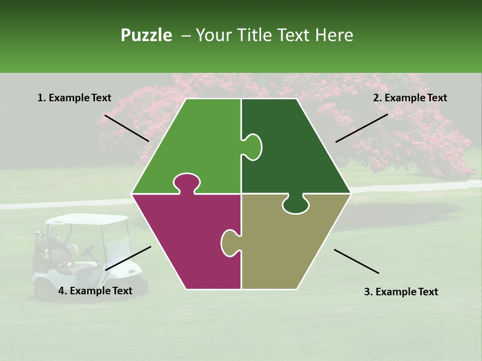 Golf Peace Club PowerPoint Template