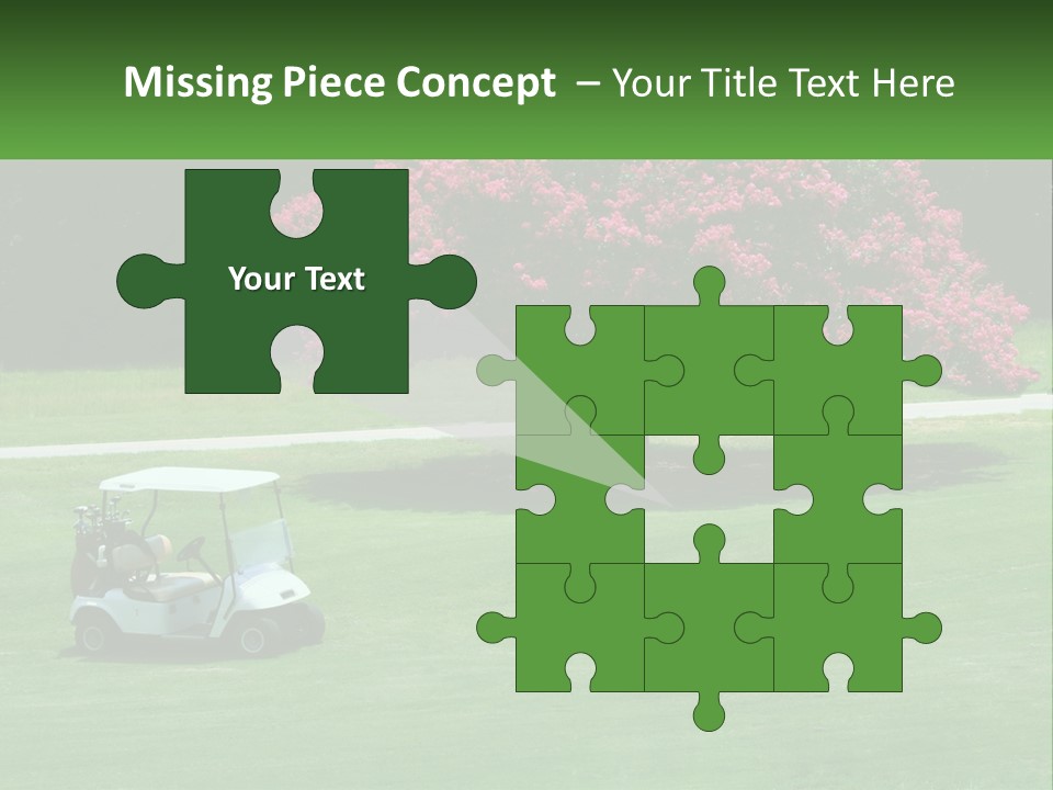 Golf Peace Club PowerPoint Template