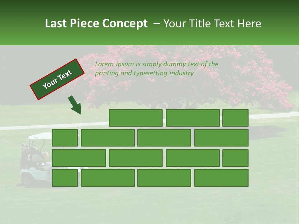Golf Peace Club PowerPoint Template
