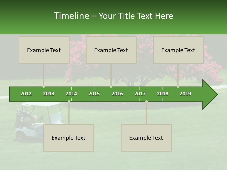 Golf Peace Club PowerPoint Template