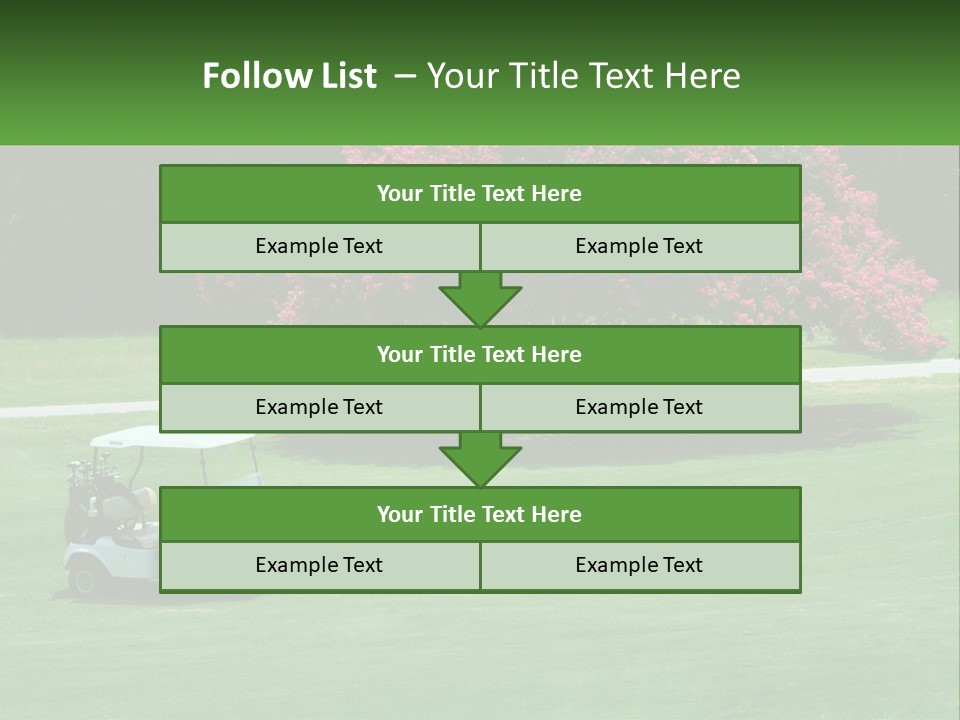 Golf Peace Club PowerPoint Template