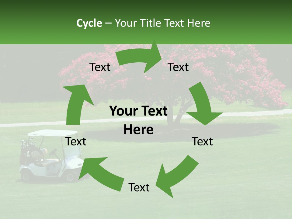 Golf Peace Club PowerPoint Template