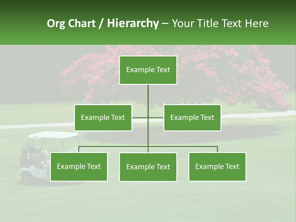 Golf Peace Club PowerPoint Template