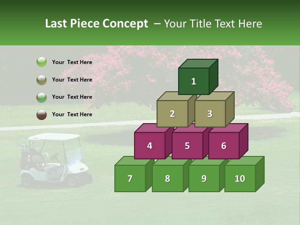 Golf Peace Club PowerPoint Template