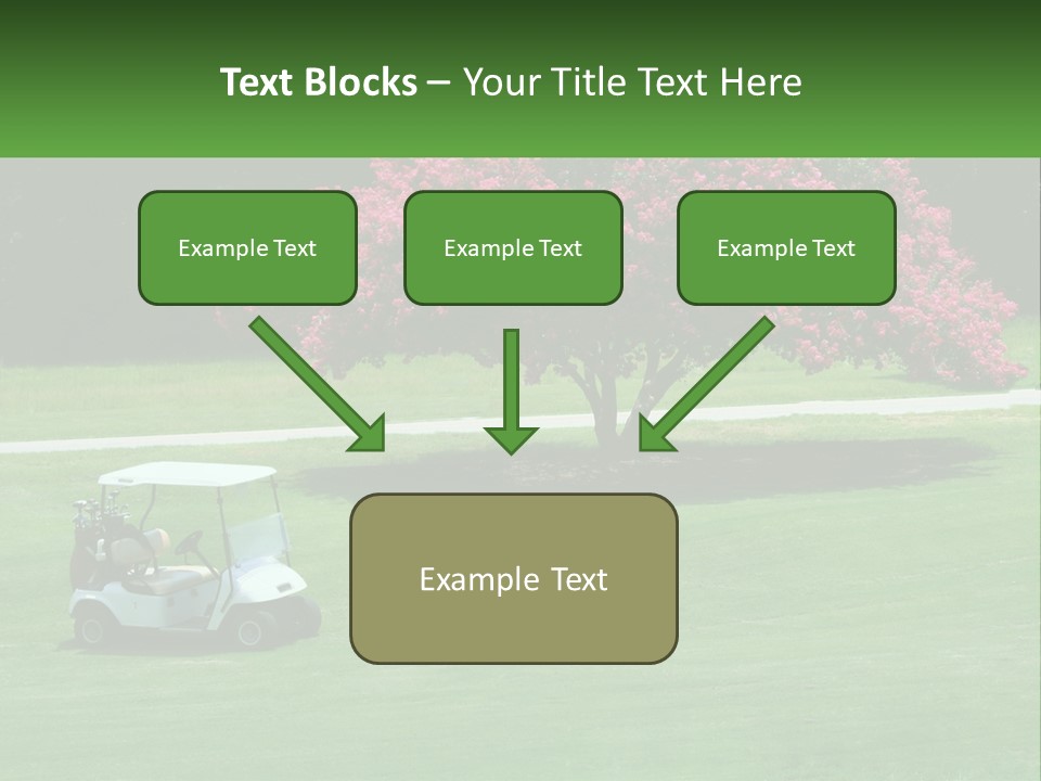 Golf Peace Club PowerPoint Template