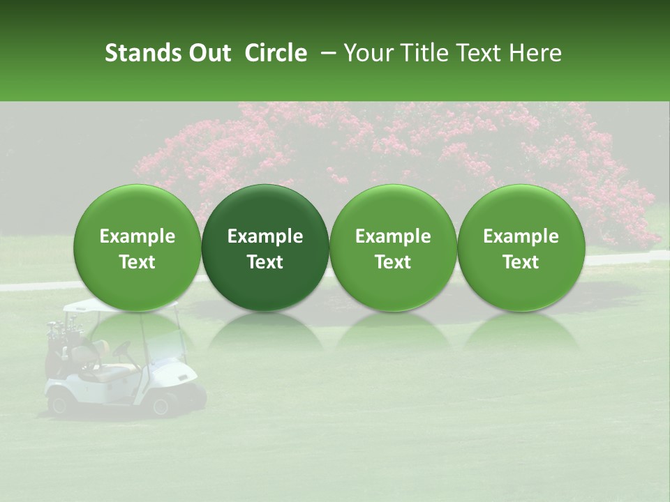 Golf Peace Club PowerPoint Template
