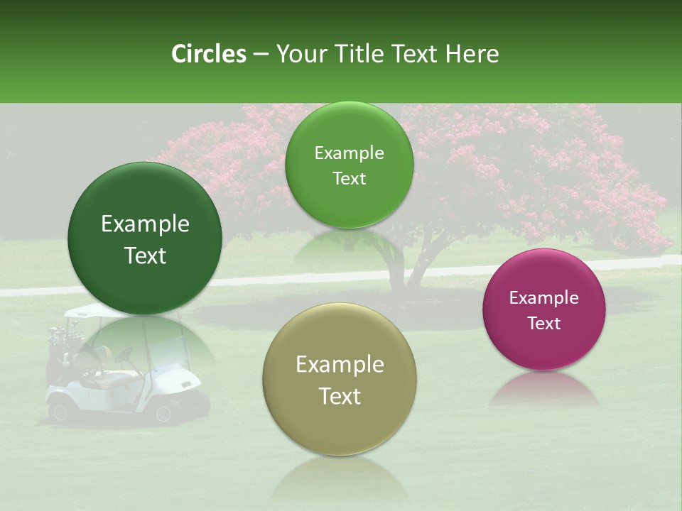 Golf Peace Club PowerPoint Template