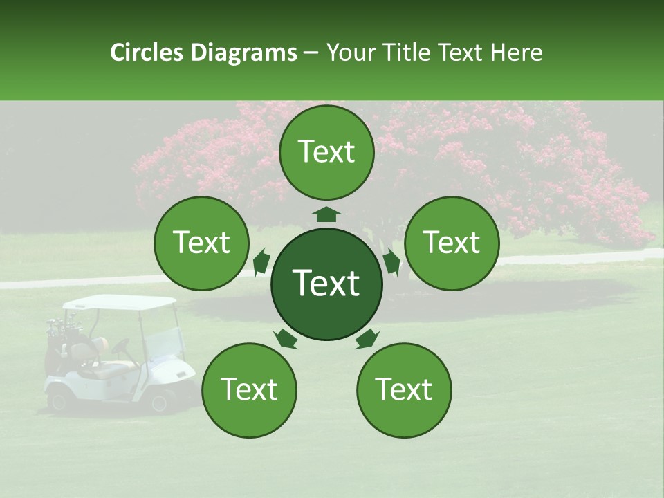 Golf Peace Club PowerPoint Template