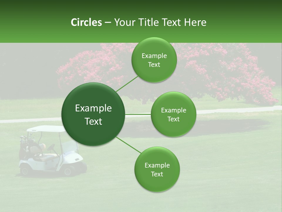 Golf Peace Club PowerPoint Template