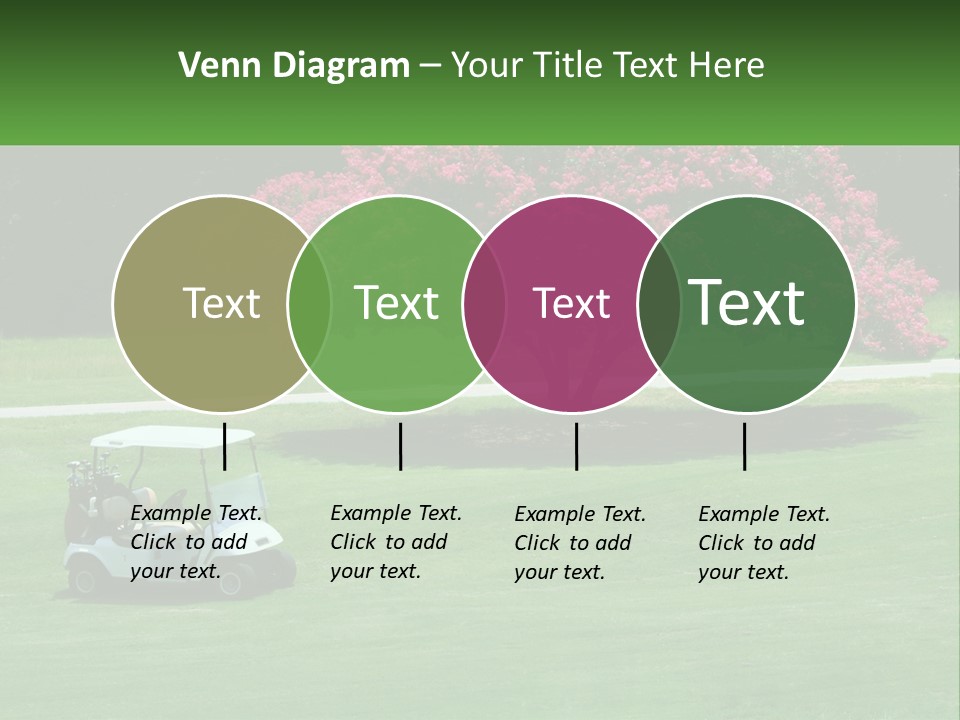 Golf Peace Club PowerPoint Template