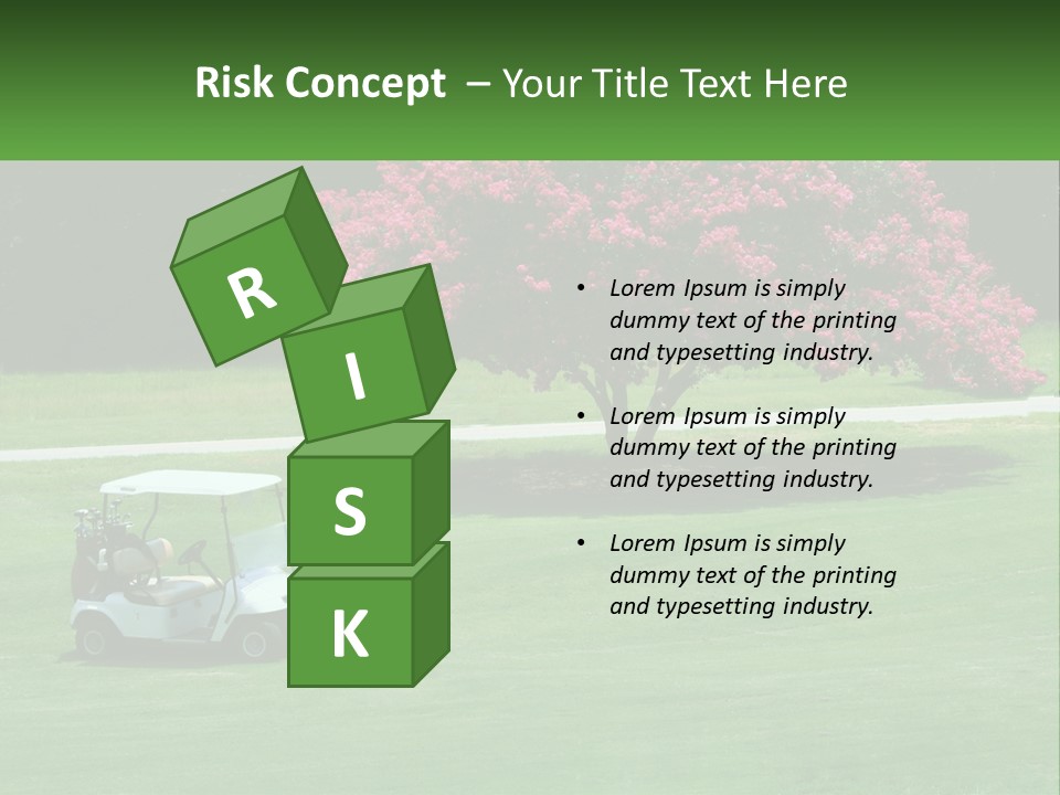 Golf Peace Club PowerPoint Template