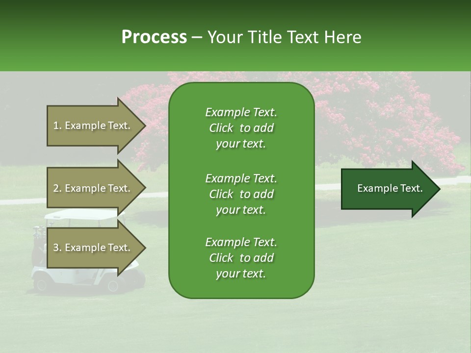 Golf Peace Club PowerPoint Template