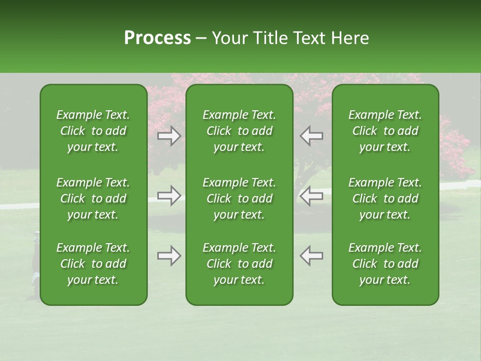 Golf Peace Club PowerPoint Template