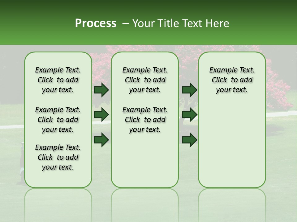 Golf Peace Club PowerPoint Template