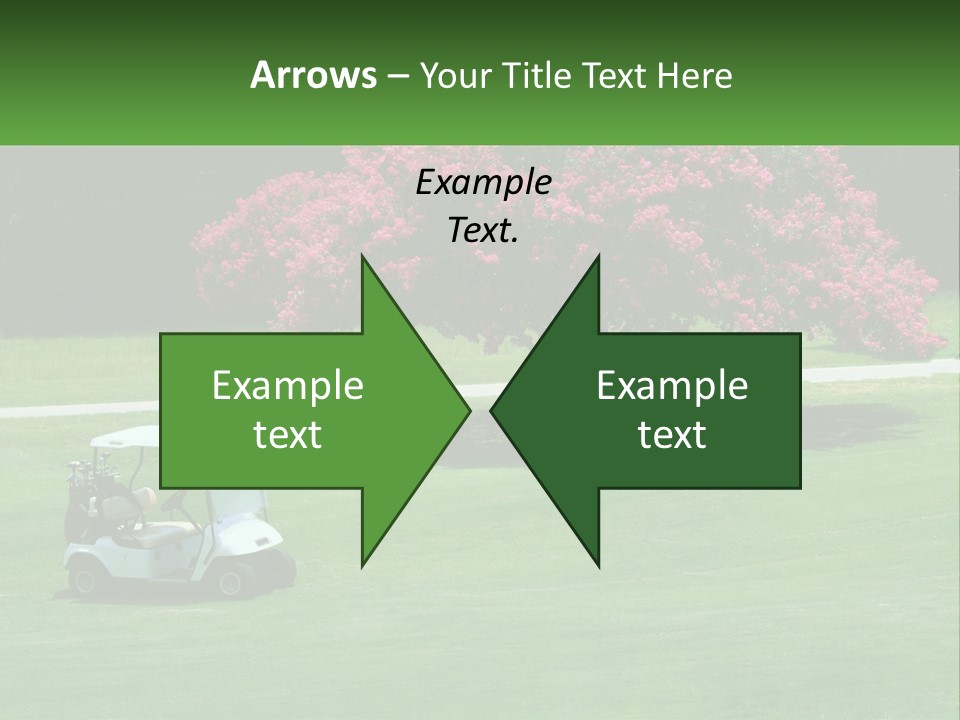 Golf Peace Club PowerPoint Template