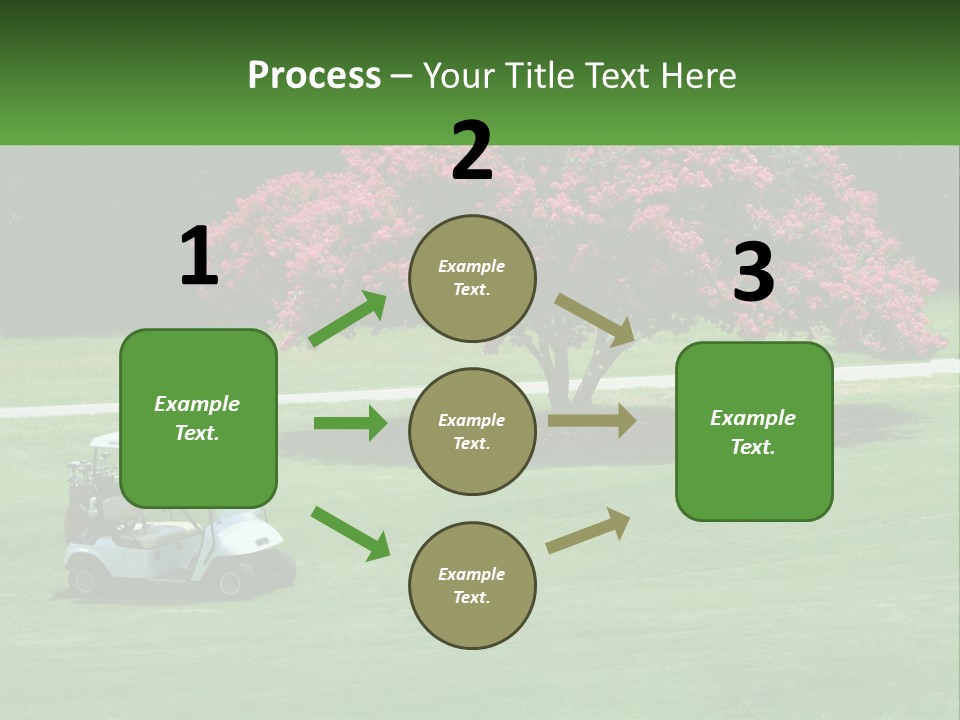 Golf Peace Club PowerPoint Template