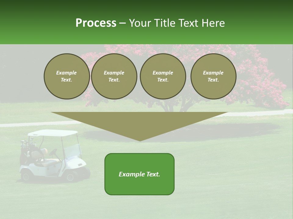Golf Peace Club PowerPoint Template