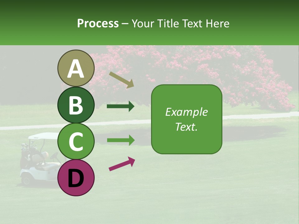 Golf Peace Club PowerPoint Template